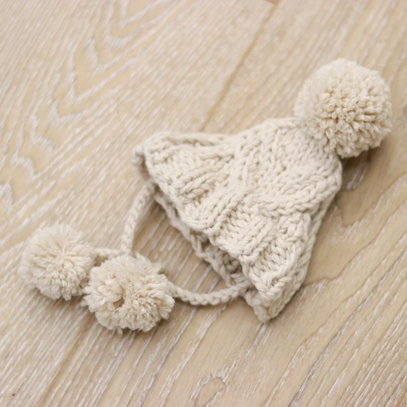 Высококачественная шапка ручной работы теплые вязаные кавайные Домашние