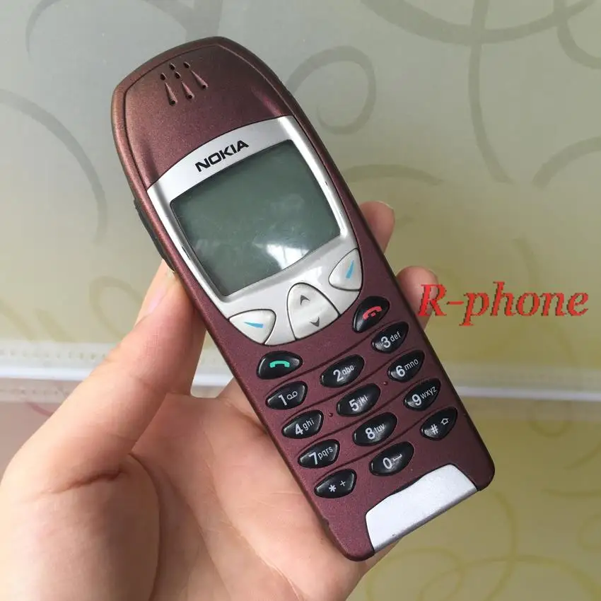 10 шт./лот, мобильный телефон Nokia 6210, старые мобильные телефоны 2G GSM 900/1800, разблокирован и один год гарантии