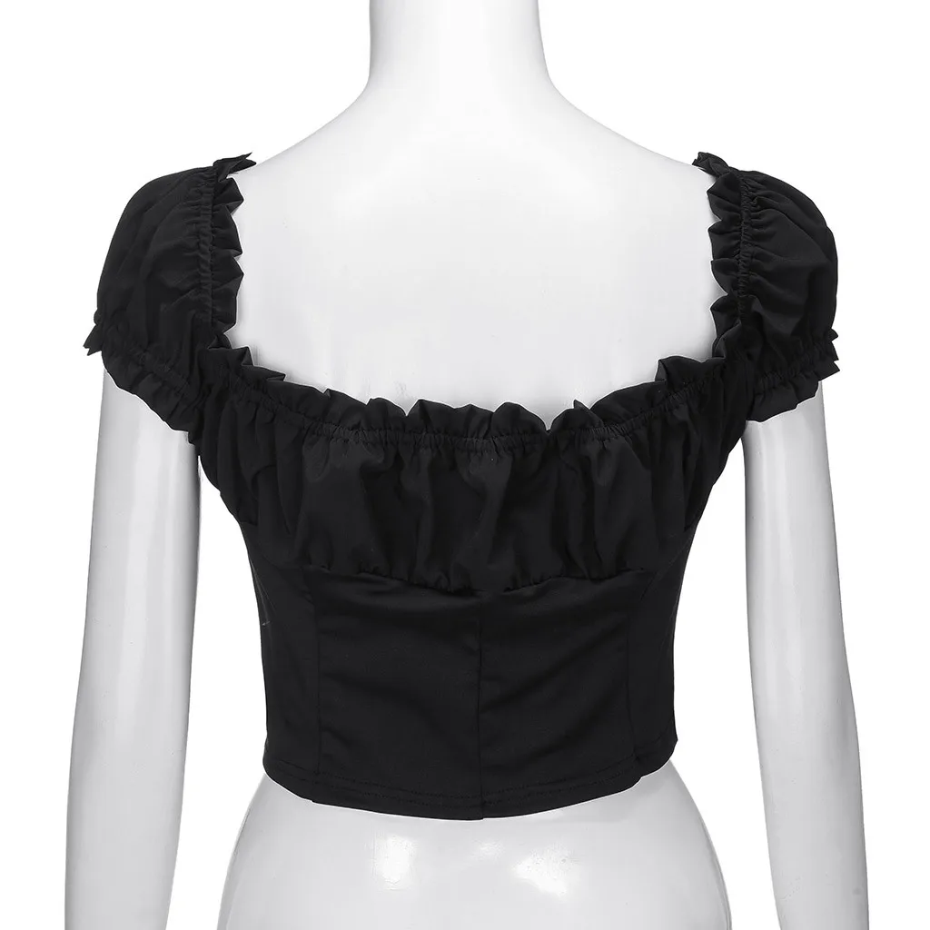 Для женщин сексуальная телевизор Bralet Свободная блузка Повседневное укороченный