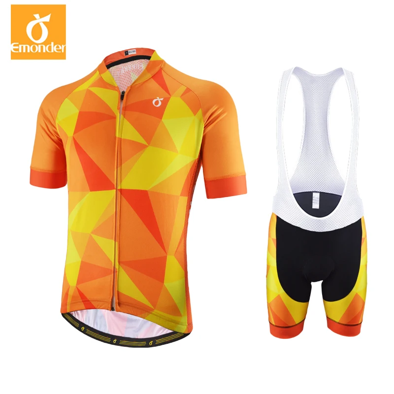 

EMONDER 2021 Cycling Sets Triathlon Bicycle Clothing Breathable Mountain Cycling Clothes Suits Ropa Ciclismo Triathlon