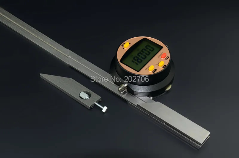 Universal Digital Protractor 360 Degree 6 12&quot Blade Stainless Bevel Square | Инструменты