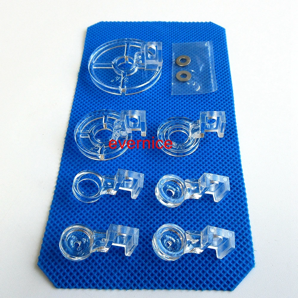 7 Pcs Free Motion Couching Echo Quilting Ruler Foot For Low Shank Sewing Machine