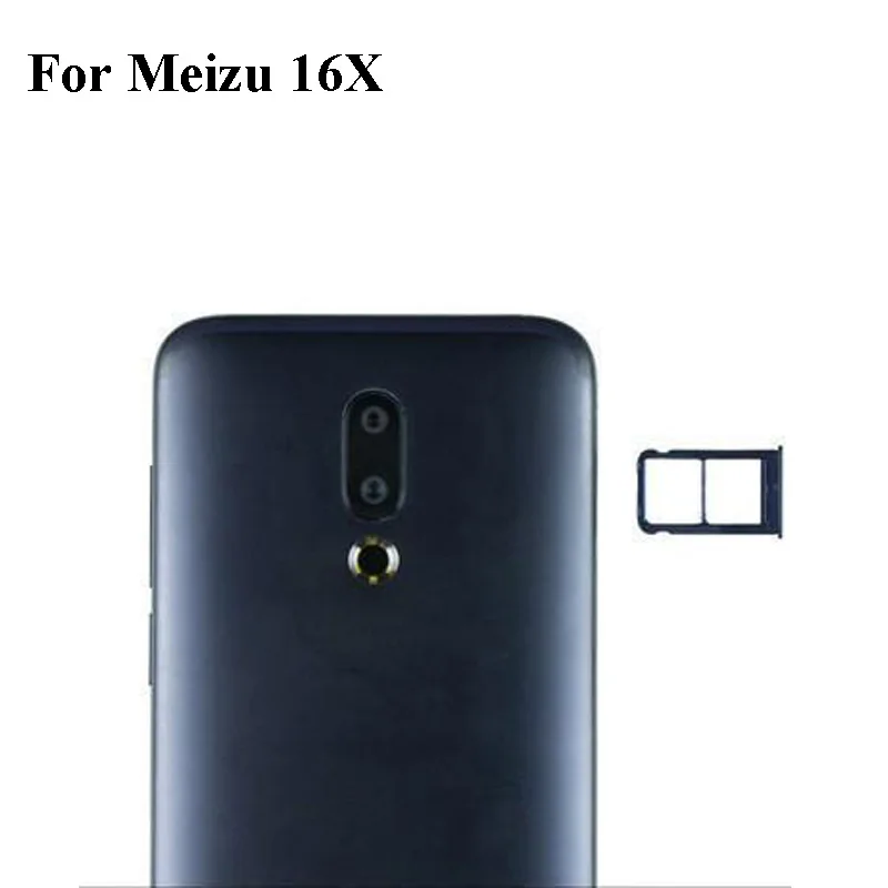 

For Mei zu 16X 16 X meizu16X New Original Sim Card Holder Tray Card Slot 6.0'' inch meizu16 X Sim Card Holder Replacement