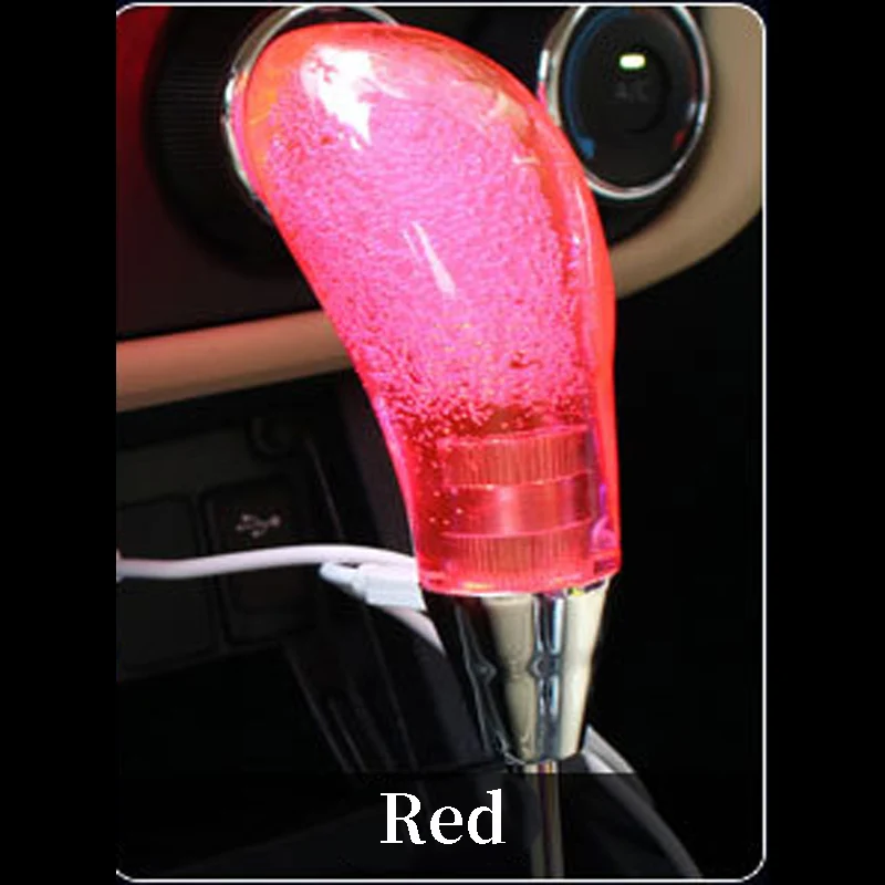 red 5, 6, 7 скоростной Автомобильный светодиодный ручка переключения передач для Audi A3, A6, C5, C6, VW, Polo, Toyota, Corolla, Renault, Dacia, Duster, Lada, Vesta - Название цвета: red