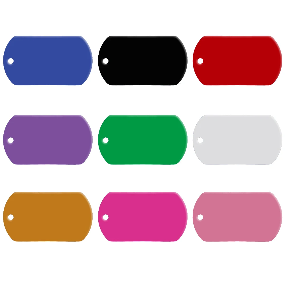 Идентификационная бирка для собак военная с 2 Сторонами индивидуальные Жетоны