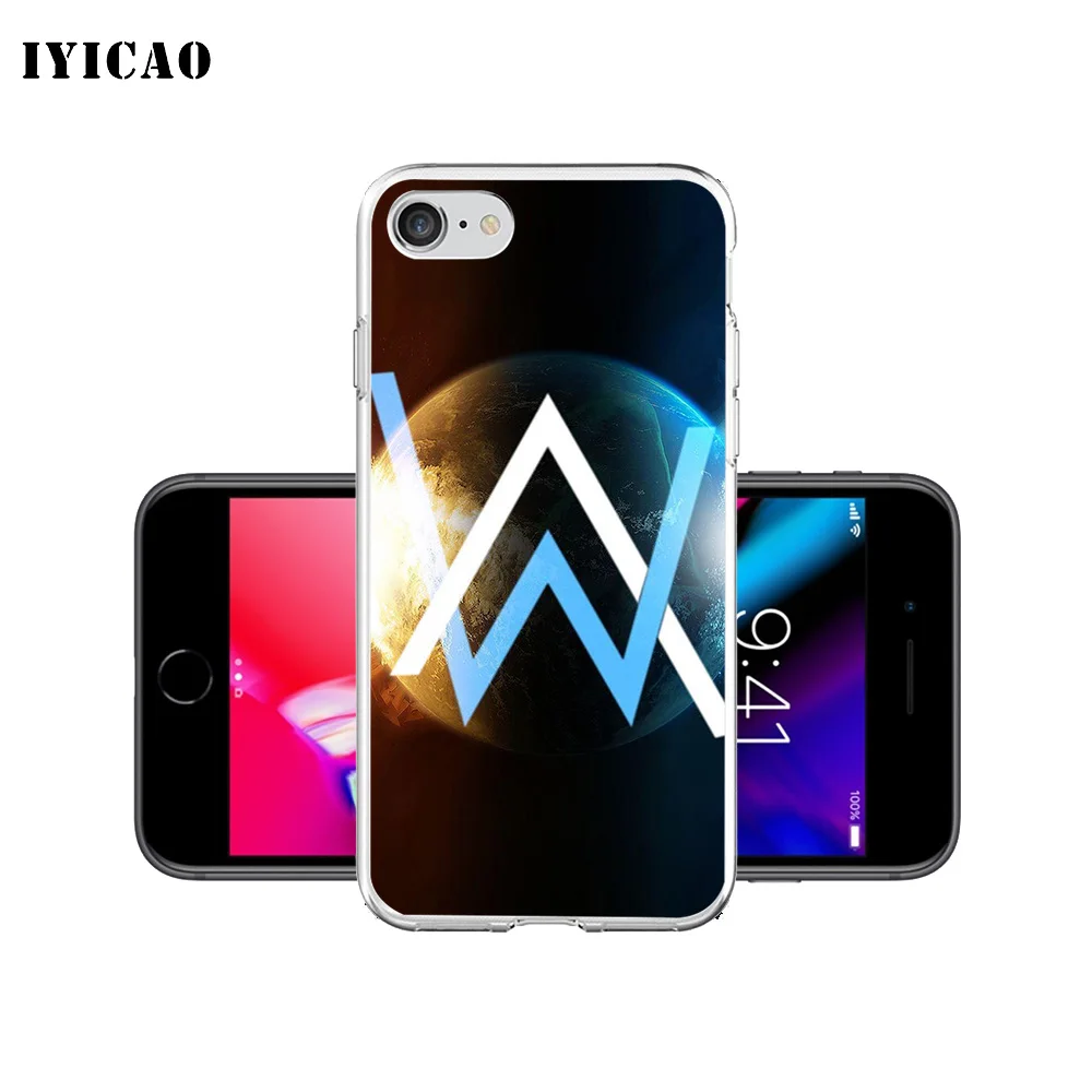 IYICAO Alan Walker singer Мягкий силиконовый чехол для телефона iPhone X XR XS MAX 6 6s 7 8 Plus 5 5S SE TPU