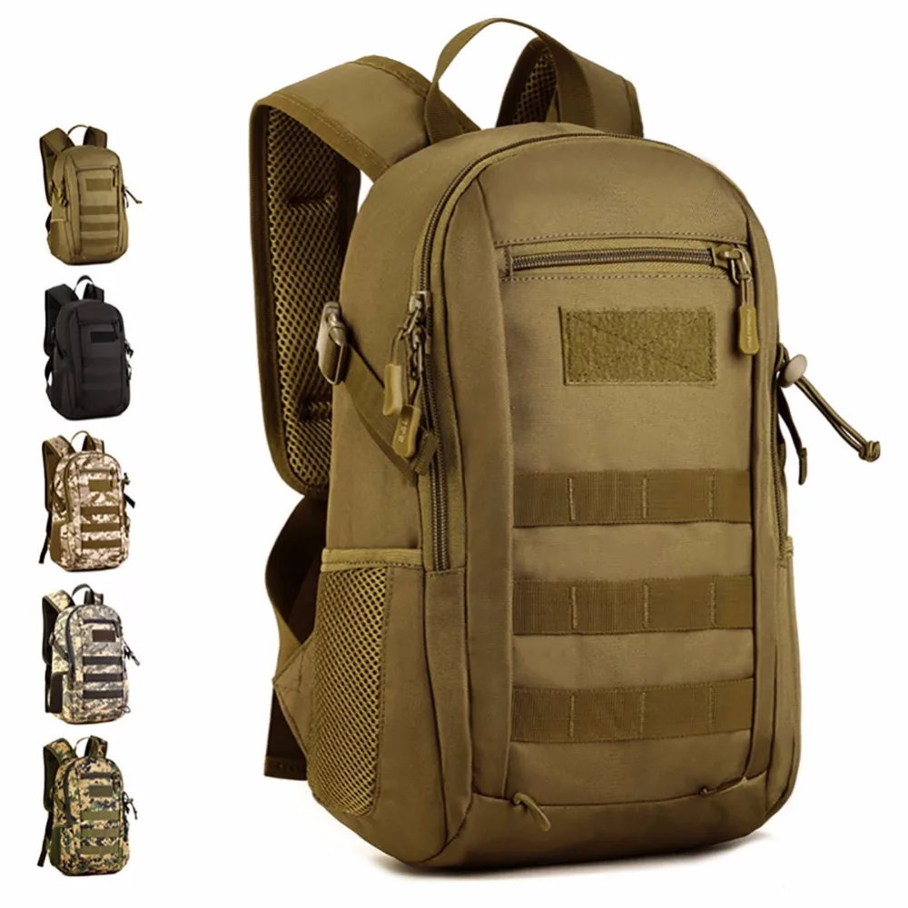 Открытый военный тактический рюкзак камуфляж Mochila для мужчин и женщин Molle снаружи рюкзак Trek Рюкзаки Сумка 12л маленькие рюкзаки