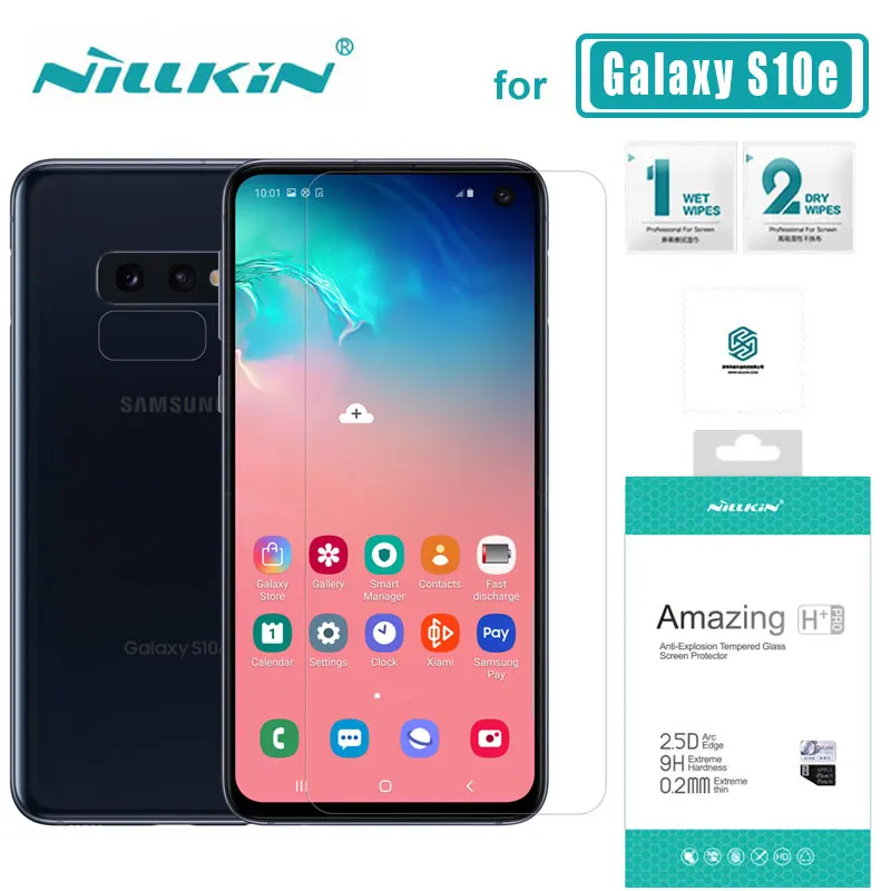 Защитное стекло Nillkin для смартфона Samsung Galaxy s10e 9H + Pro|Защитные стёкла и плёнки