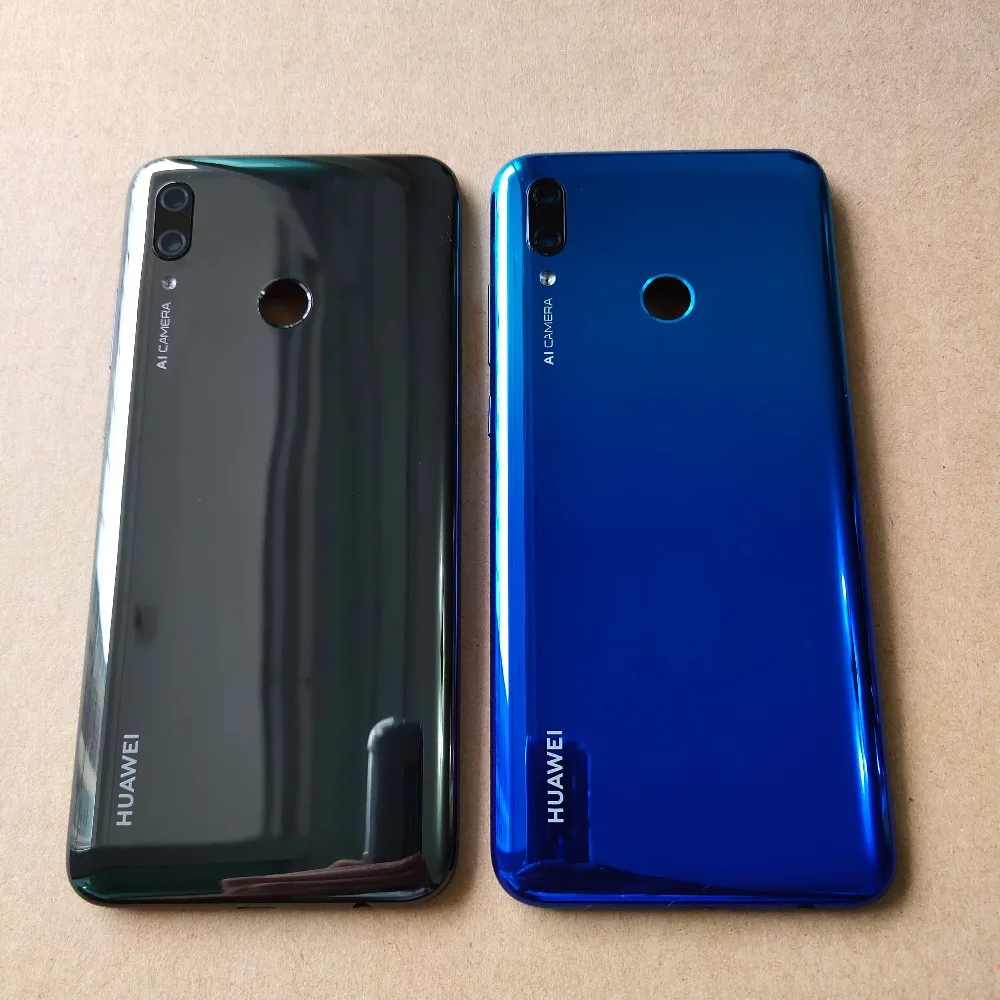 Для huawei P Smart POT-LX3 POT-L23 POT-LX1 POT-L21 задняя Батарея крышка дверца батарейного Корпус чехол сзади Стекло запчасти и инструменты