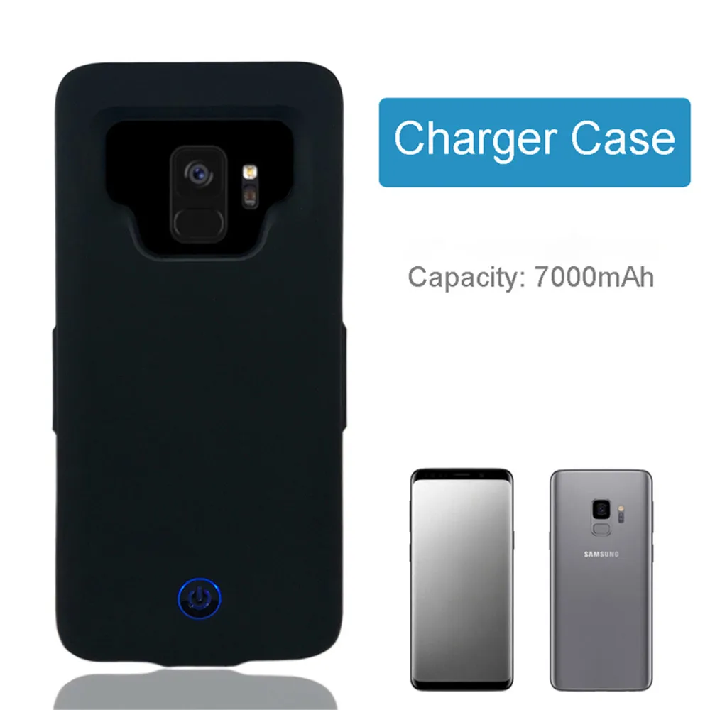 7000 мАч зарядное устройство чехол для Samsung Galaxy S9 S8 A8 Plus аккумулятора Power Bank крышка