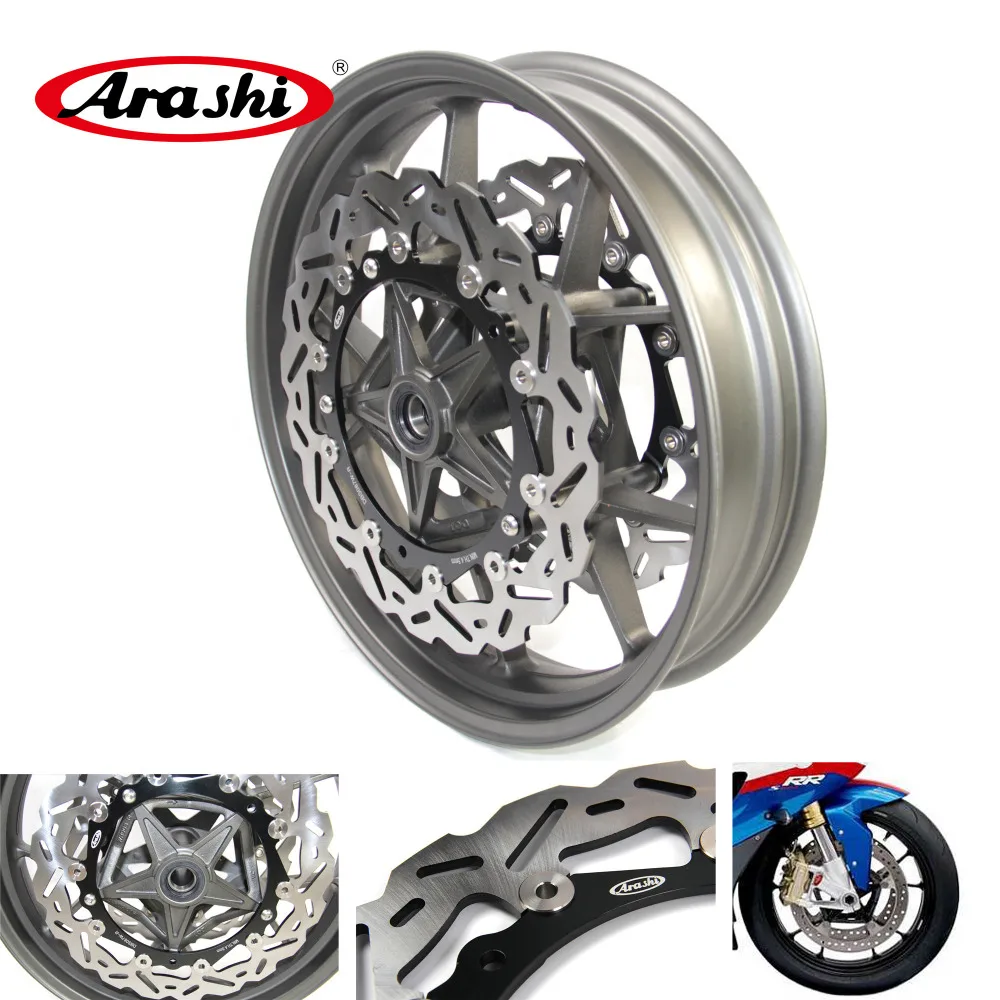 

Arashi For BMW S1000RR 2009-2018 Front Wheel Rim Brake Discs Rotors 1 Set S1000 S 1000 RR 2012 2013 2014 2015 2016 2017 2018
