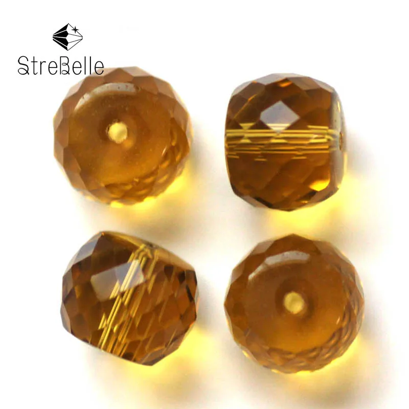 

StreBelle Wholesale 8x6mm AAA Grade 72Face DIY Jewelry Beads Clumn Shape 50pcs