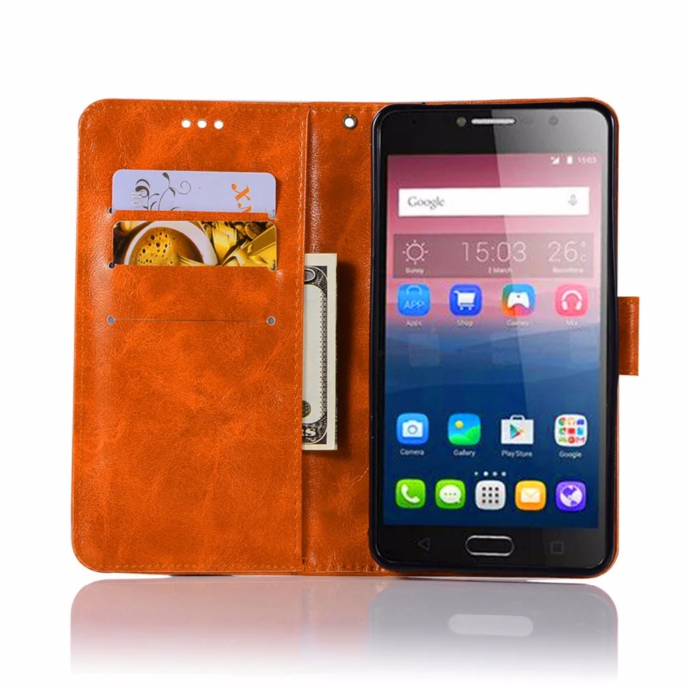 Модный чехол-кошелек для телефона Alcatel POP 4S чехол One Touch Pop 5095Y 5095 5 дюйма с