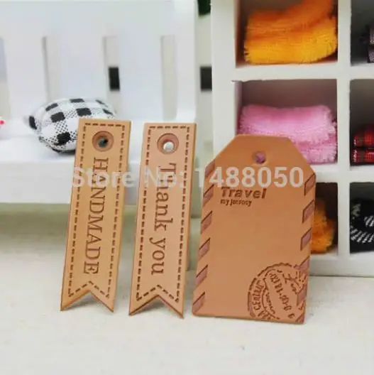 Упаковочная этикетка в подарок ленточный индивидуальный тисненый печатный