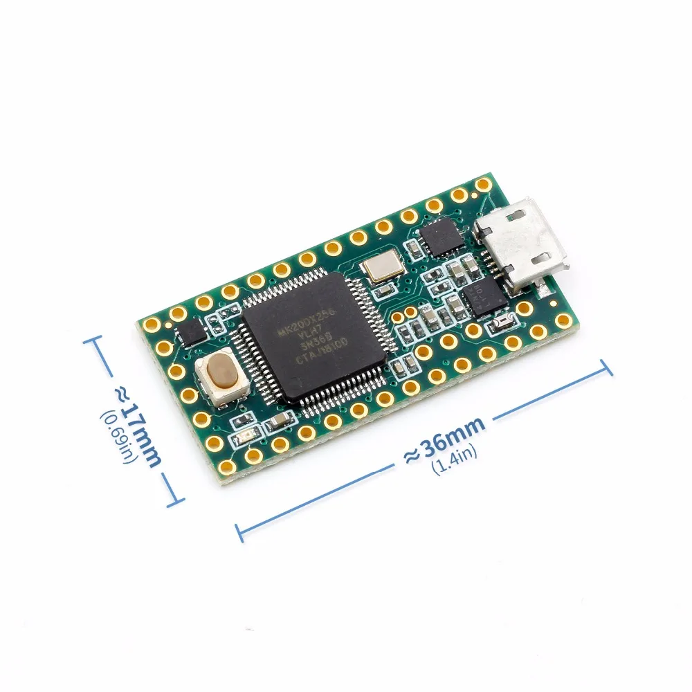 Макетная плата ARM Teensy 3 2 и header Модель № 2756|Интегральные схемы| |