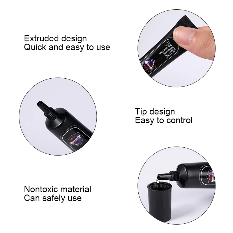 Верхнее покрытие ROSALIND 2 в 1 блестящий Гель лак для ногтей сильный клей