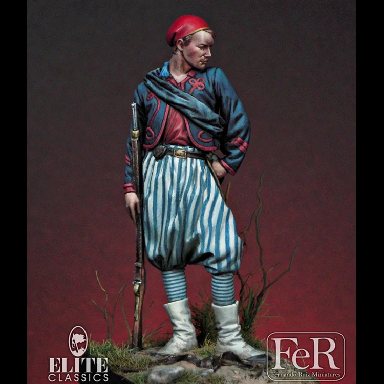 1/32 капрал Луизиана Тигры Bull Run 1861 54 мм модель смолы рисунок GK история characte