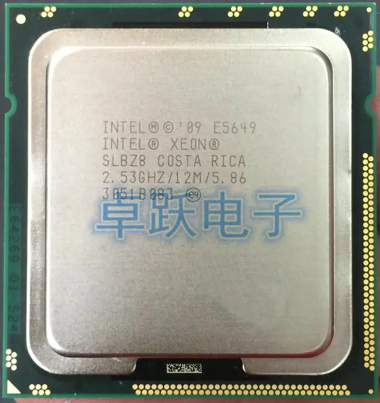 Процессор Intel Xeon E5649 2,53 GHz 5.86GT/s 6 Core 12MB LGA1366 SLBZ8