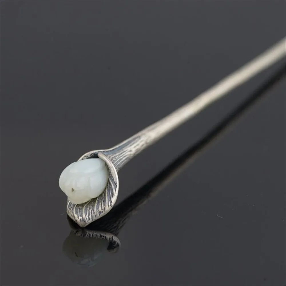 Украшение для волос оптом из тайского серебра 925 пробы античное украшение белого