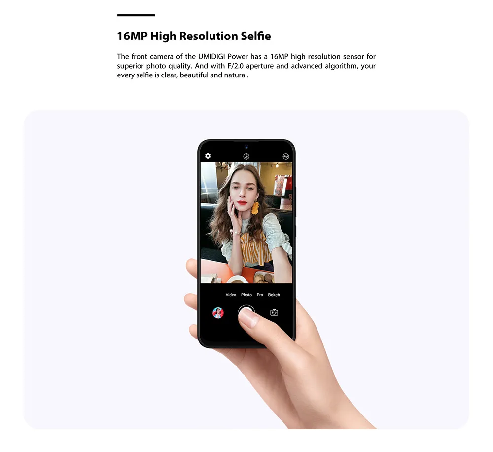 UMIDIGI Power Android 9,0 5150 мАч большая батарея 18 Вт 6,3 'FHD+ экран капли воды 4 Гб+ 64 Гб Helio P35 глобальная версия смартфона 16 МП