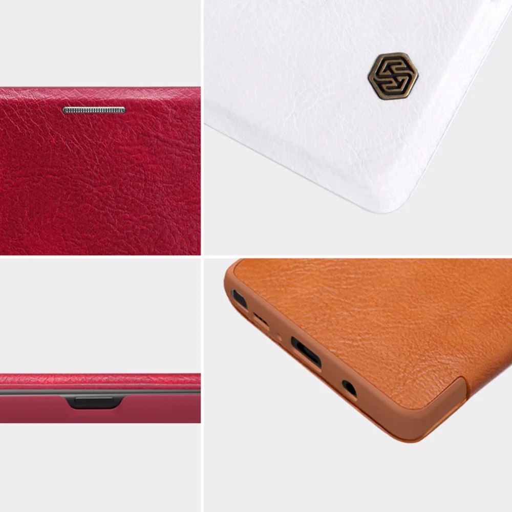Nillkin For Samsung Galaxy Note 8 Case Cover Flip PU Leather Note8 Card Slot Protective Shield Shockproof | Мобильные телефоны и