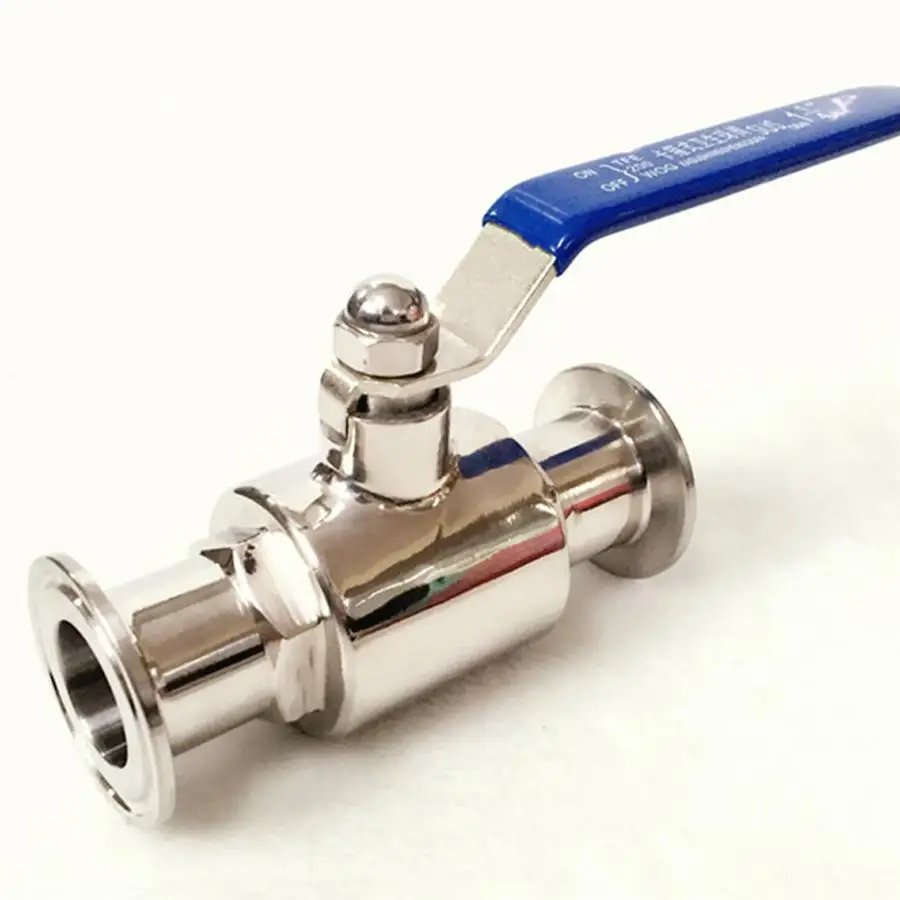 

Fit 76mm Pipe OD x 3" Tri Clamp Sanitary Ball Shut Off Valve SUS 304 Stainless Beer Brewing Home