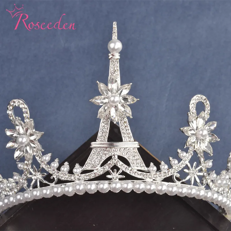

Gold Silver Color Wedding Crown For party Bridal Princess Women Rhinestone Hair Accessories Tiara RE3248