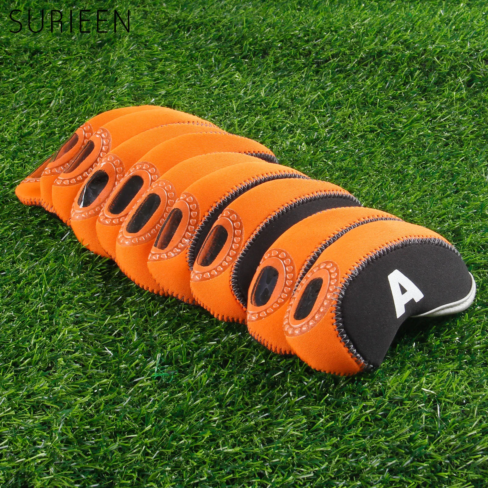 10 шт. защитные чехлы на голову для гольфа 3 4 5 6 7 8 9 PW SW A|head cover|golf iron coversgolf club head covers |
