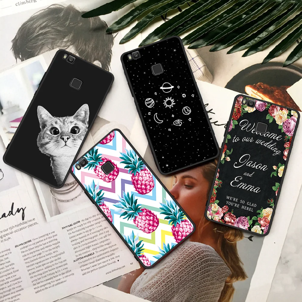 Милый чехол для телефона с изображением животных Honor 9i 8 9 Lite цветами huawei P8 P9 P10 P20 mate