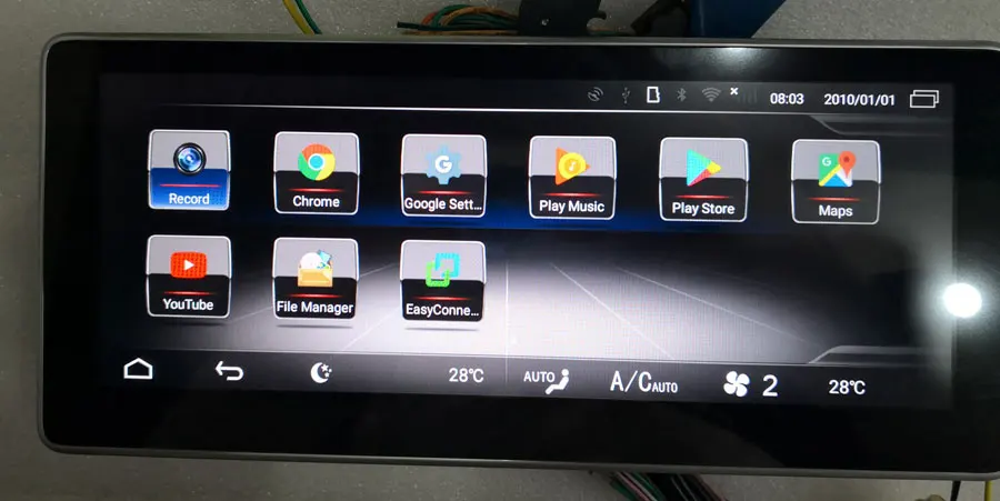 10.25 inch Car Multimedia Player for Mercedes Benz C Class 2008-2010 with GPS Navigation MP5 Wifi(NO DVD