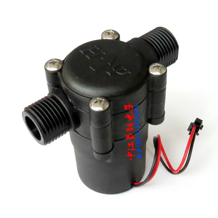 Датчик расхода воды счетчик индикатор гидроэлектрический микро гидро Водный