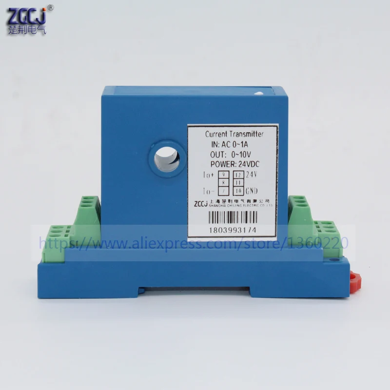 AC1A, 2A, 5A, 10A, 15A, 20A, 30A, 50A, 100A, 150A, 200A, 250A, 300A, 400A, 500A, 600A преобразователь переменного тока 4-20mA, 0-20mA, выход 0-5 В, 0-10 в