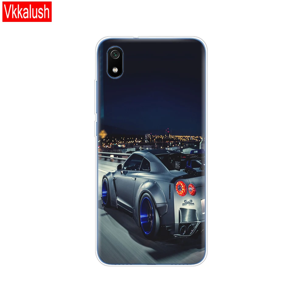 80100 Силиконовый чехол для телефона Xiaomi Redmi 7a, чехлы с полной защитой, мягкая задняя крышка из ТПУ для Redmi 7 A, чехол-бампер - Цвет: 80100