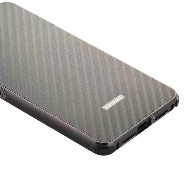 Чехол для SHARP AQUOS S2 металлический алюминиевый бампер+ матовый Гибридный чехол из углеродного волокна 2 в 1 противоударный чехол для задней панели