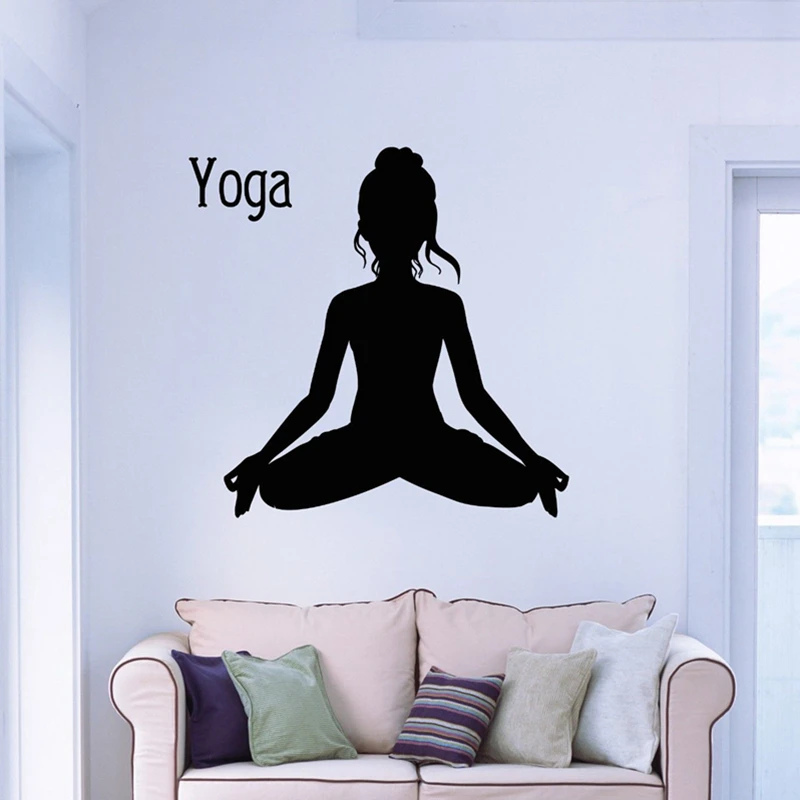 Будда цитаты Намасте Наклейки на стены Йога мандала наклейки стену для гостиной