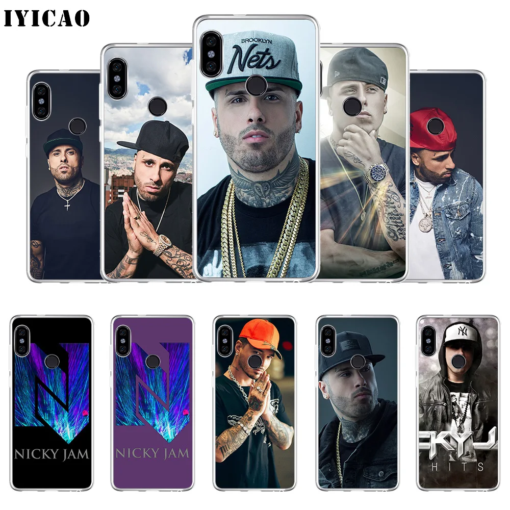 Мягкий силиконовый чехол для телефона IYICAO Nicky Jam Для Xiaomi Mi 9 8 SE 6 A1 A2 Lite F1 MIX2S MIX3 из