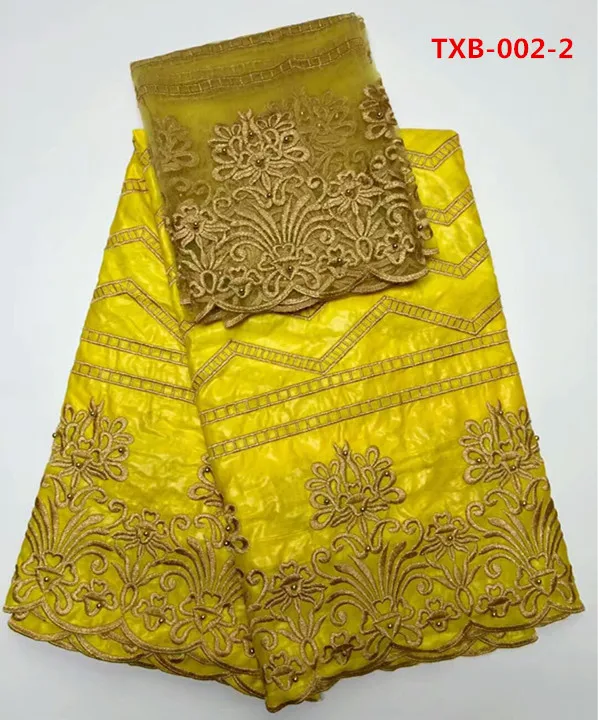 (5 ярдов/серия) новинка 2017 Базен Riche Getzner ткани белого цвета с золотой вышивкой для