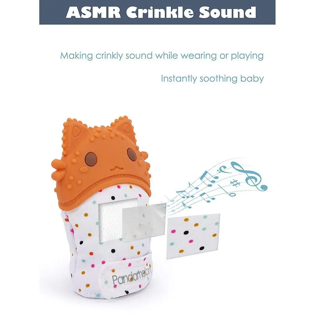 Детские Силиконовые варежки для ухода за полостью рта перчатки прорезывания