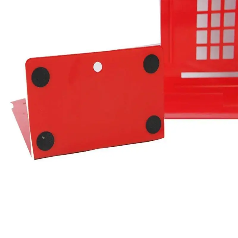 1 пара Лондонский телефонный стенд дизайн противоскользящие книжные концы