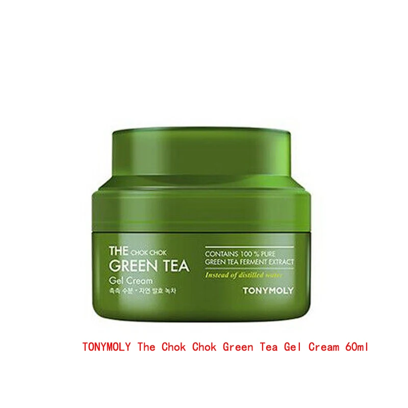 Green Tea Gel Cream Косметика Кореи в Chok Зелёный чай крем 60 мл интенсивный увлажняющий крем для лица Уход за кожей для лица против старения отбеливающий гель-крем - Цвет: Green Tea Gel Cream