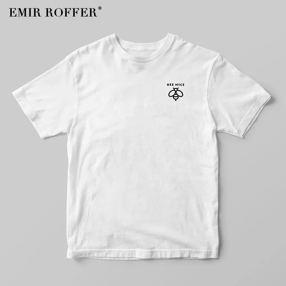 EMIR ROFFER BEE Красивые Забавные футболки женские белые черные с принтом 2018 летние