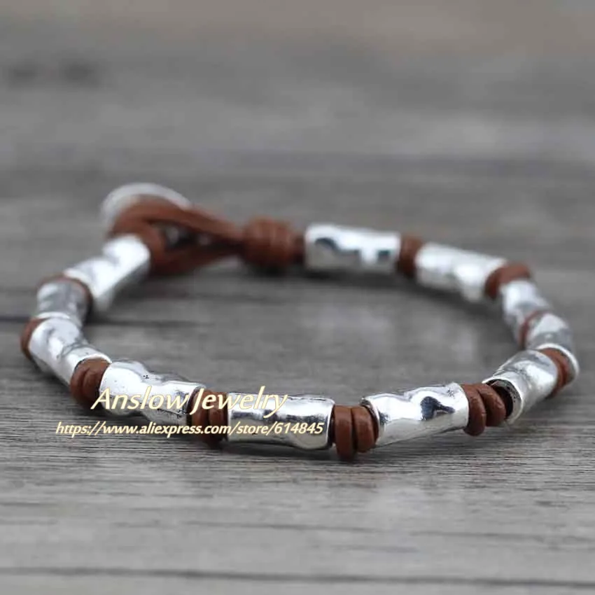 Женский/мужской/детский браслет из цинкового сплава Anslow бижутерия с бисером