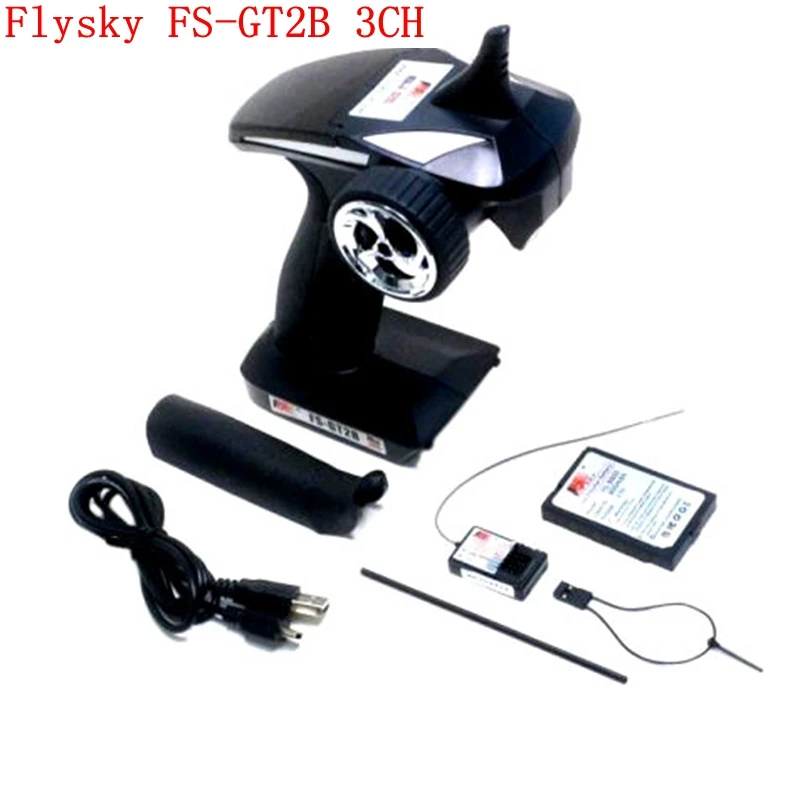 Flysky новейший FS-GT2B FS GT2B 2 4G 3CH Gun RC контроллер/w приемник аккумулятор TX USB кабель