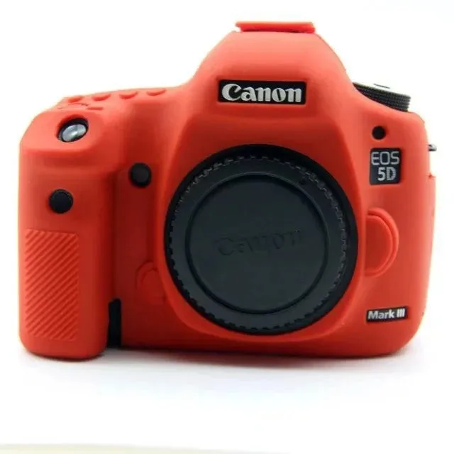 Мягкая зеркальная силиконовая сумка для камеры Canon EOS 5D Mark III 5D3 5DS 5DR легкая чехол |