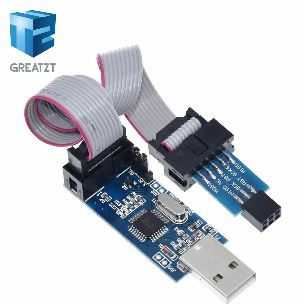 1LOT New USBASP USBISP AVR Programmer USB ISP ASP ATMEGA8 ATMEGA128 Support Win7 64K|avr programmer|usb ispisp programmer |