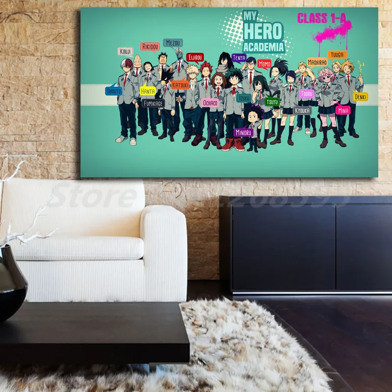 Мой герой академический класс 1 а студенческие обои Холст Плакаты печать