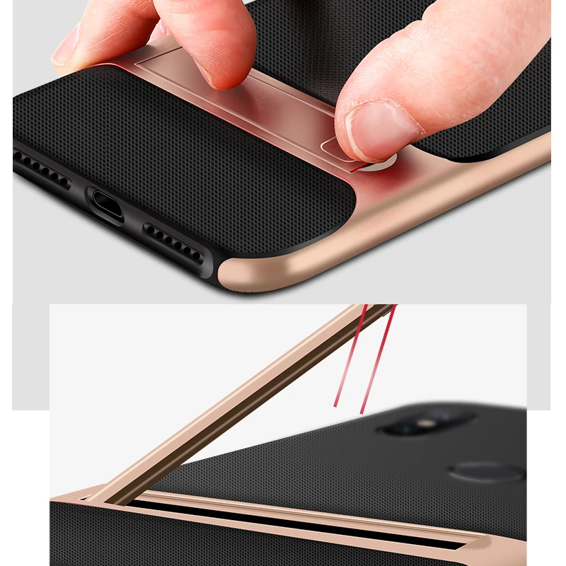 YonLinTan coque, чехол, чехол для Xiaomi Xiami Redmi Note 5 = Note5 5Pro силиконовый чехол на заднюю панель телефона с держателем