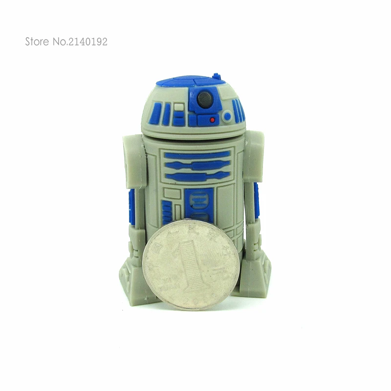 Модная одежда с принтом Звездные войны BB-8 &amp R2D2 милый флеш-накопитель usb в виде