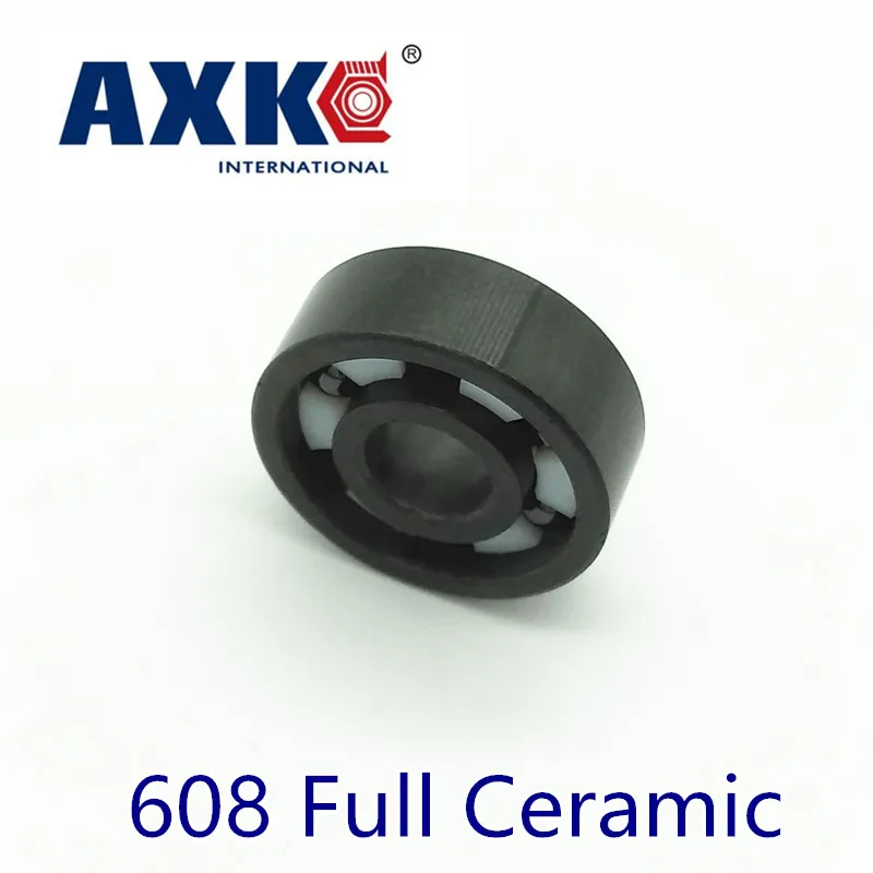2019 прямые продажи настоящий Axk 608 Полный керамический подшипник (1 шт.) 8*22*7 мм Si3n4