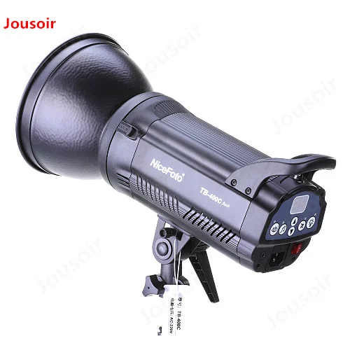 NiceFoto TB 400C 400W 400Ws монолитный стробоскоп для студийной фотосъемки с лампой